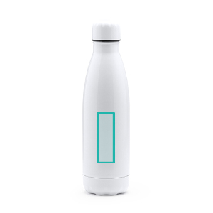 Latéral du thermos centré