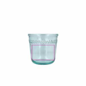sur le verre