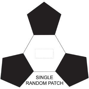 Position du marquage single random patch