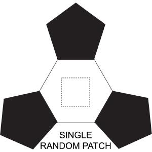 Position du marquage single random patch