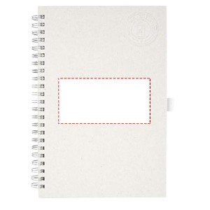 Carnet de notes à spirales en carton recyclé ♻️ personnalisé A5 / 100 à 249