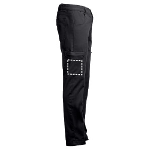 Position du marquage pantalon poche latérale