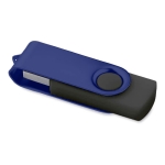 USB publicitaire avec clip de couleur et corps en caoutchouc Colorclip couleur bleu