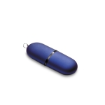 USB publicitaires économiques en forme de capsule Infocap couleur bleu