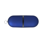 USB publicitaires économiques en forme de capsule Infocap couleur bleu