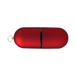 USB publicitaires économiques en forme de capsule Infocap couleur rouge