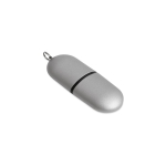 USB publicitaires économiques en forme de capsule Infocap couleur argenté