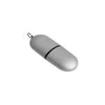 USB publicitaires économiques en forme de capsule Infocap couleur argenté