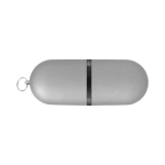 USB publicitaires économiques en forme de capsule Infocap couleur argenté