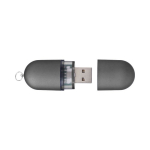 USB publicitaires économiques en forme de capsule Infocap couleur titan