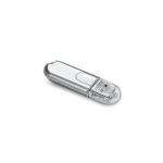 Clé USB personnalisée pas cher en plastique transparent Infotech couleur argenté