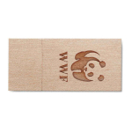 Clé USB écologique en bois personnalisée plate USB Bois Plate couleur bois clair