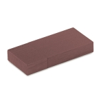 Clé USB écologique en bois personnalisée plate USB Bois Plate couleur bois foncé