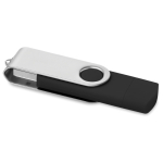 Clés USB d'entreprise allongées avec connexion mobile Techmate Otg couleur noir
