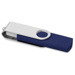 Clés USB d'entreprise allongées avec connexion mobile Techmate Otg couleur bleu