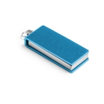 Petit USB personnalisé avec clip pivotant de couleur Micro Giratorio couleur bleu