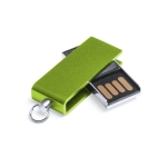 Petit USB personnalisé avec clip pivotant de couleur Micro Giratorio couleur vert