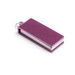 Petit USB personnalisé avec clip pivotant de couleur Micro Giratorio couleur fuchsia