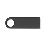 Clés USB personnalisées élégantes avec poignée ronde Compacte Round couleur noir