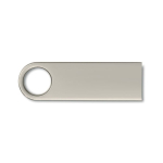 Clés USB personnalisées élégantes avec poignée ronde Compacte Round couleur argenté