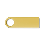 Clés USB personnalisées élégantes avec poignée ronde Compacte Round couleur doré