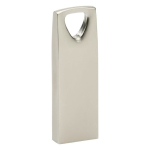 Clé USB moderne en métal avec poignée triangulaire Compacte Triangle couleur argenté mat