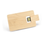 Carte USB en Bois couleur bois clair