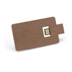 Carte USB en Bois couleur acajou