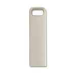 Clé USB avec logo gravé compact en métal économique Compacte Slim couleur argenté
