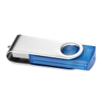Clé USB transparente de couleur version 3.0 Clearmate 3.0 couleur bleu