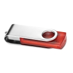 Clé USB transparente de couleur version 3.0 Clearmate 3.0 couleur rouge