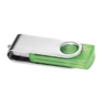 Clé USB transparente de couleur version 3.0 Clearmate 3.0 couleur vert