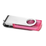 Clé USB transparente de couleur version 3.0 Clearmate 3.0 couleur rose
