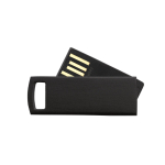 Clé USB compacte avec clip de couleur rotatif couleur noir
