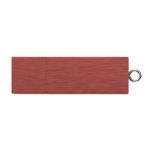 Clé USB rectangulaire gravé en bois avec vitesse 3.0 Écologique 3.0 couleur acajou