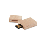 Petite clé USB en bois personnalisée avec anneau USB Bois Mini couleur bois clair