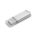 Clé USB personnalisé pas cher avec bouchon transparent USB Metalcolor couleur argenté