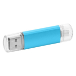 Clé USB personnalisé pas cher avec bouchon transparent USB Metalcolor