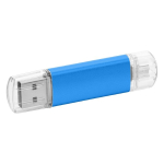 Clé USB personnalisé pas cher avec bouchon transparent USB Metalcolor