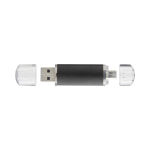 Clé USB personnalisé pas cher avec bouchon transparent USB Metalcolor