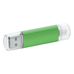 Clé USB personnalisé pas cher avec bouchon transparent USB Metalcolor