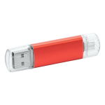 Clé USB personnalisé pas cher avec bouchon transparent USB Metalcolor