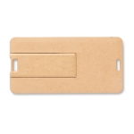 Petites cartes USB écologiques avec logo Carte USB Mini Ecofriendly couleur bois clair