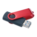 Clé USB personnalisable 3.0 avec clip couleur rotatif Colorclip 3.0 couleur rouge