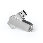 Clé USB avec corps et clip métallique personnalisable Metalgyr couleur argenté