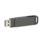 Clé USB avec corps et clip métallique personnalisable Metalgyr couleur titan