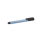 Stylo USB personnalisé compact et avec stylet Minimal couleur bleu