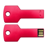 Clé USB en métal en forme de clé avec connexion 3.0 Clé USB 3.0 couleur rouge