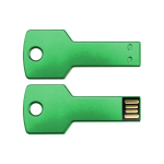 Clé USB en métal en forme de clé avec connexion 3.0 Clé USB 3.0 couleur vert