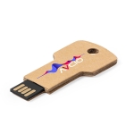 Clé USB écologique en carton recyclé à personnaliser USB Eco couleur naturel